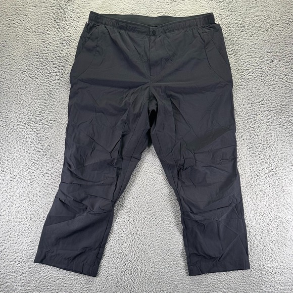 Paskho Other - Paskho Pant Mens XL Black Nylon Windbreaker Straight Hiking Gorpcore Stretch